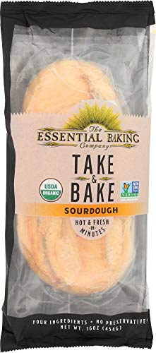 Organic Take & Bake Sourdough Bread by Essential Baking Company – Fresh, Artisan Loaf for Home Baking | Perfect for Sandwiches, Toast & Entertaining