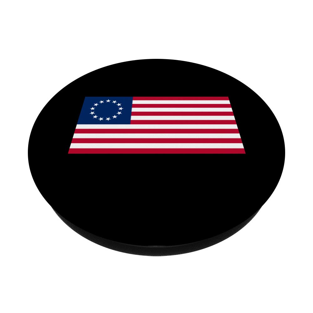 I Stand With Betsy Ross Colonial Flag PopSockets - Phone Grip & Stand for iPhone, Samsung, Tablets - Perfect for Patriotic Americans, History Enthusiasts & Everyday Use