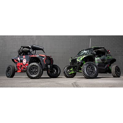 4/137 Tusk Uinta Beadlock Wheel 15x7 4.0+3.0 Matte Black for TRACKER SVX 1000 2020 - Off-Road Adventure