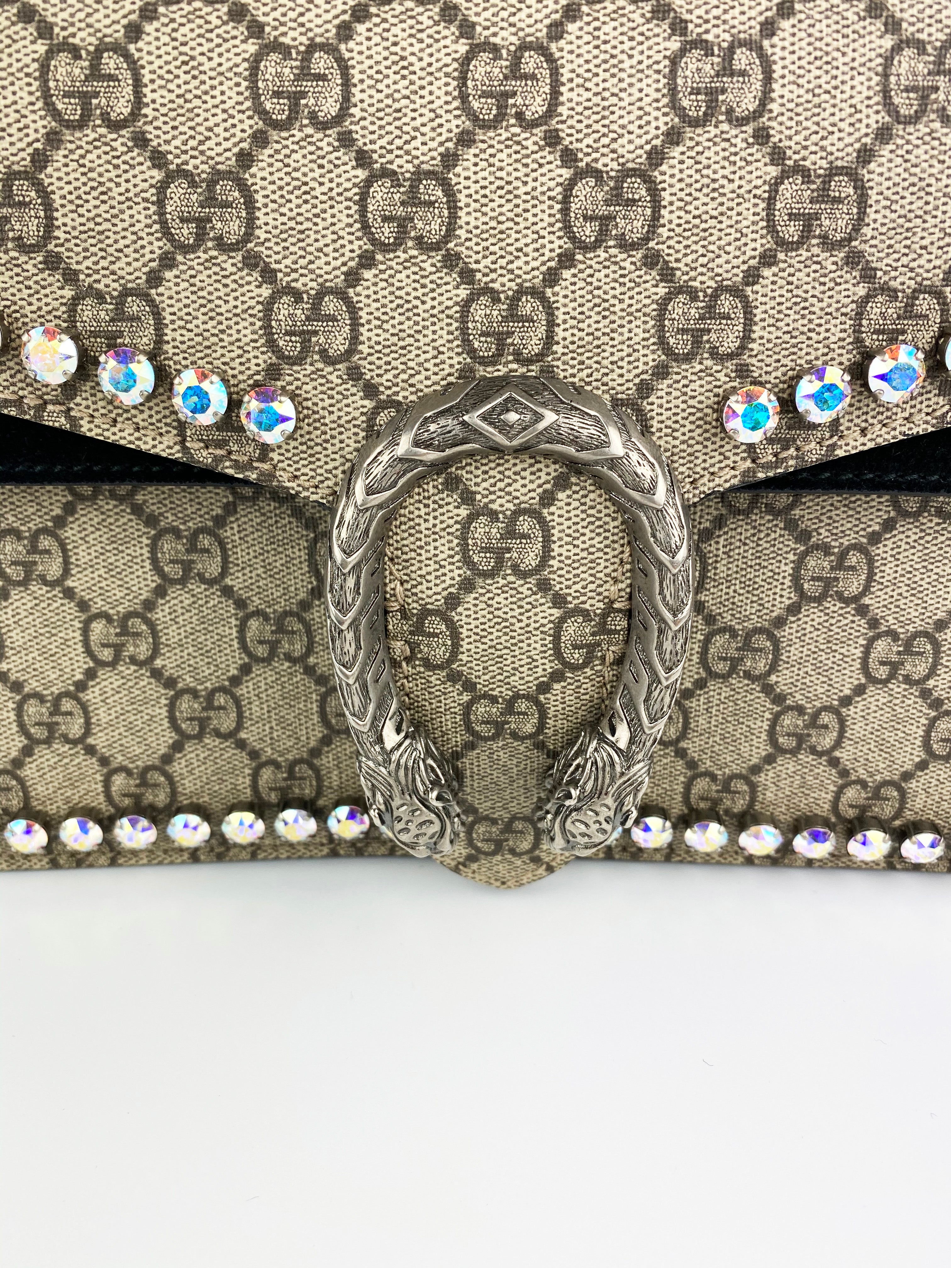 Gucci Dionysus Crystal Embellished Shoulder Bag - Luxury Designer Handbag for Women | Perfect for Parties, Weddings & Evening Events
