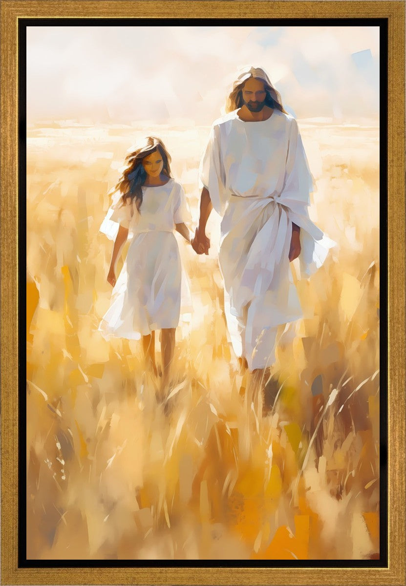 Come Follow Me Gallery Wrap - Premium Canvas Wall Art for Home & Office Decor - Perfect for Living Room, Bedroom, and Church Inspirational Decor