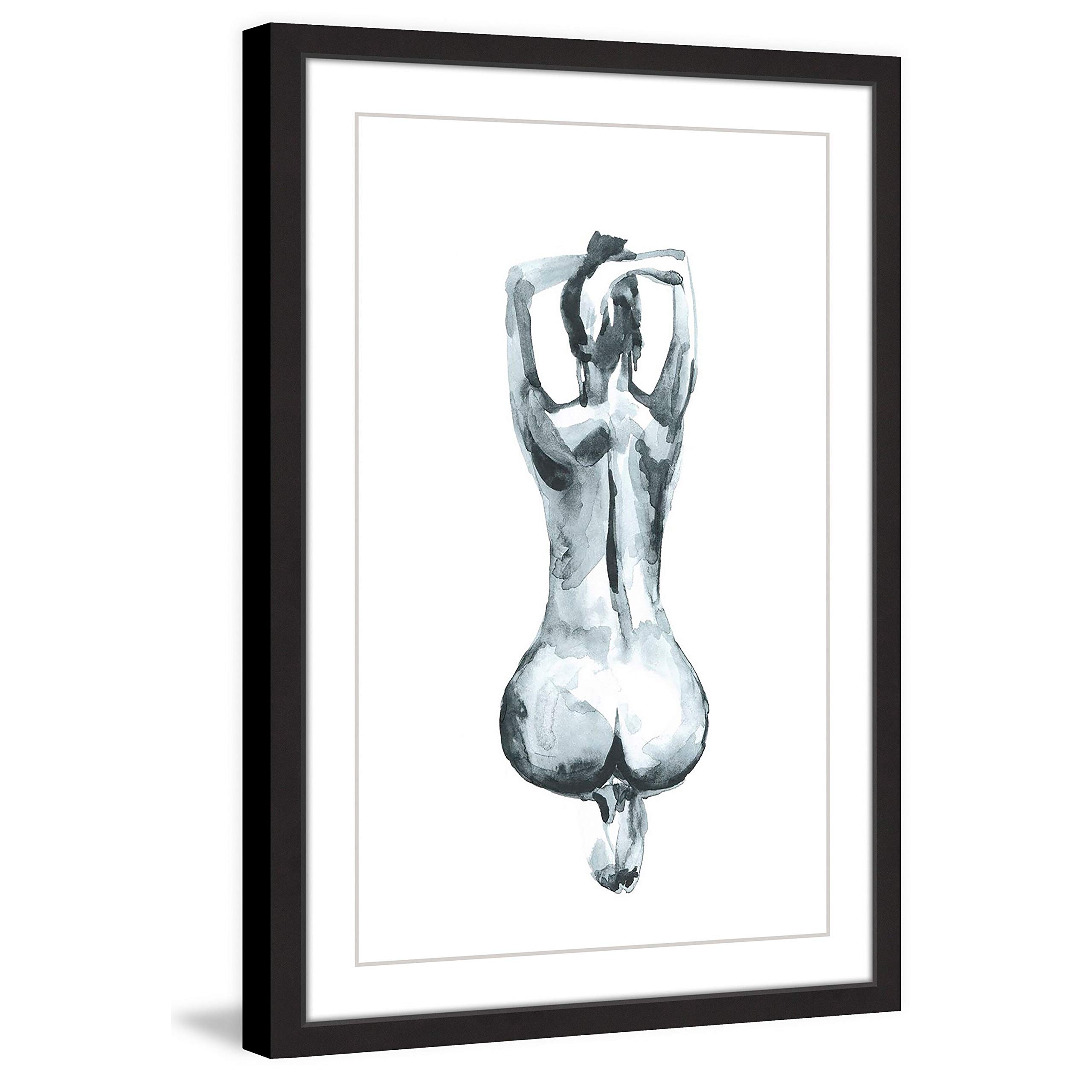 Handmade Trying Out Framed Print 20x30 by Marmont Hill - Modern Wall Art for Living Room, Bedroom & Office Decor