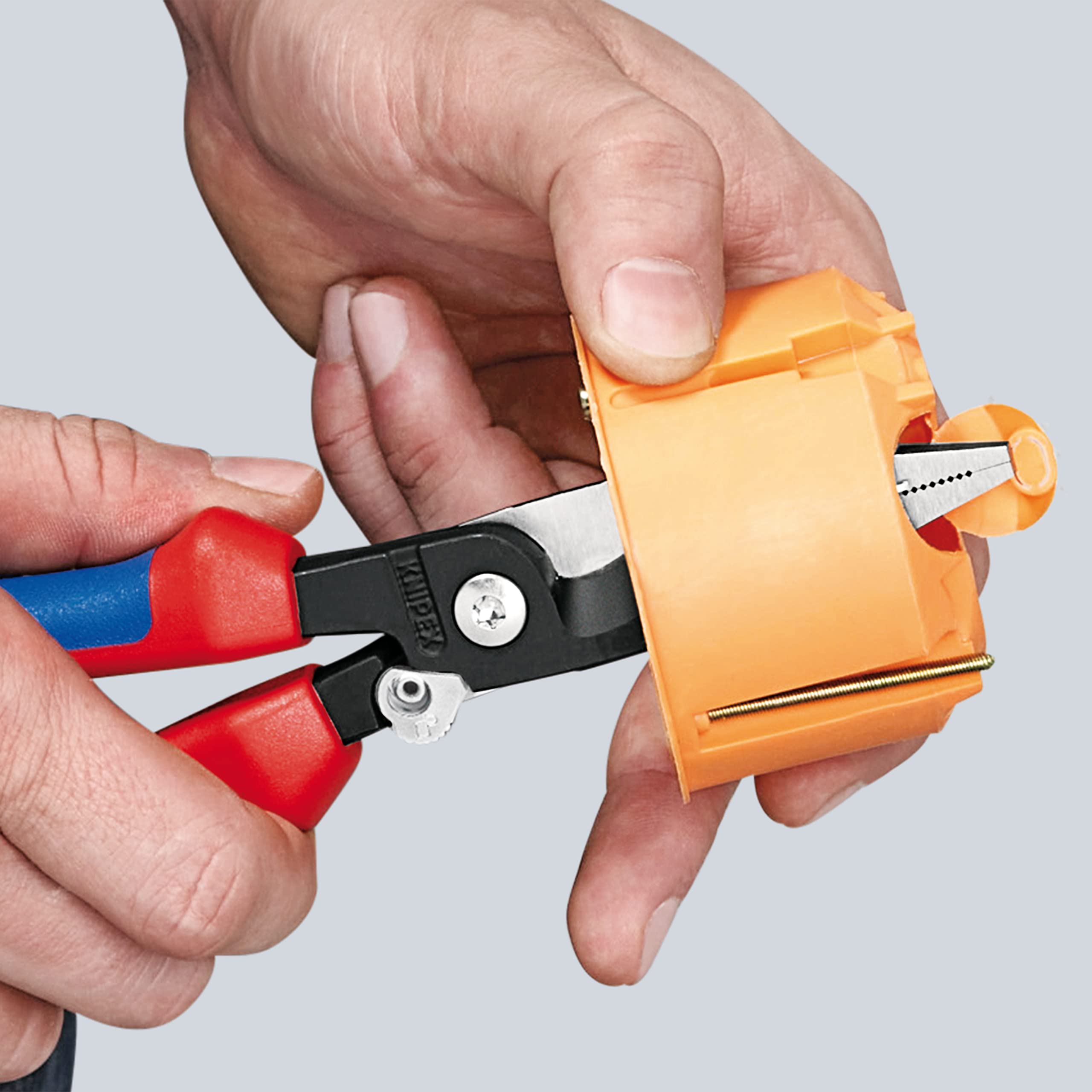 Knipex 13 81 200 Professional Electrical Pliers - High Precision Crimping Tool for Electricians & DIY Projects - Perfect for Wiring, Cable Cutting, and Electrical Installations