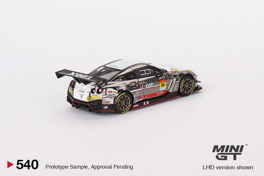 MINIGT 1:64 Scale Nissan GT-R NISMO GT3 #10 TANAX GAINER 2022 Super GT Series Japan Exclusive Black Diecast Model Car - Collectible Racing Toy for Display & Racing Enthusiasts