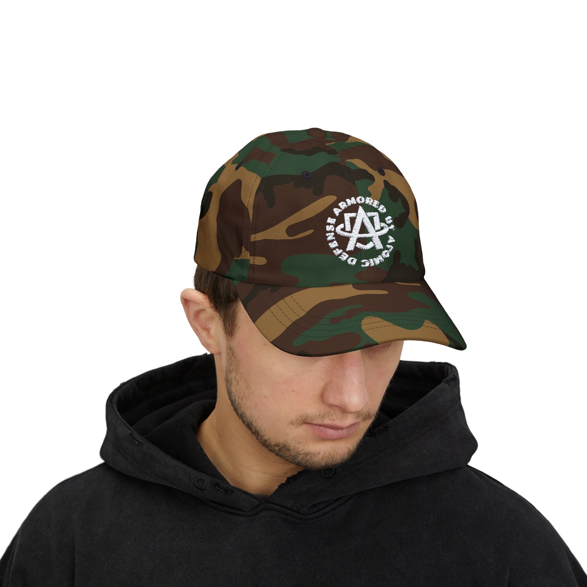 Atomic Defense Classic Dad Cap - Adjustable Cotton Baseball Hat for Men & Women - Perfect for Outdoor Activities, Sports & Casual Wear