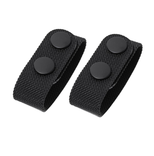 Patrol Duty Belt Tip Keepers 2-Pack - Secure & Organize Police Duty Gear - Perfect for Law Enforcement, Security Guards & Tactical Use