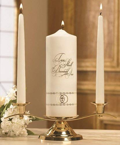 Two Shall Become One Unity Candle Set - 9