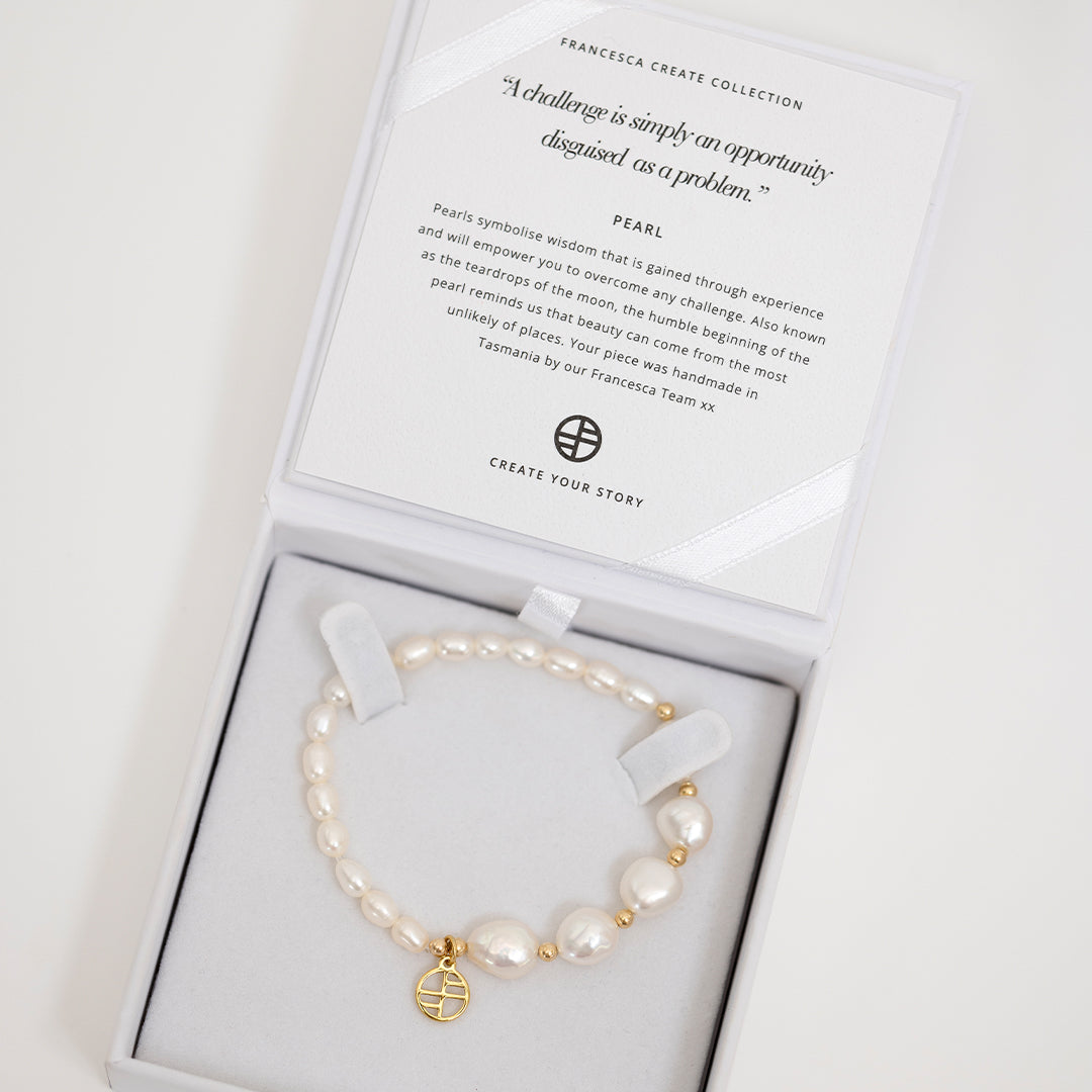 Elegant Fusion Pearl Bracelet for Women - Handmade Freshwater Pearl Jewelry - Perfect for Weddings, Parties & Gifts