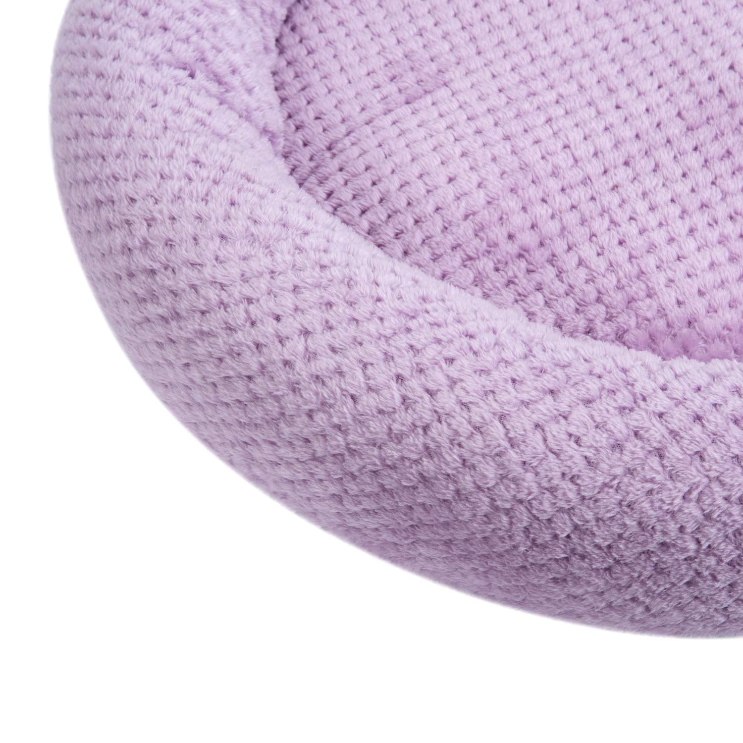 WONDER MIRACLE Fuzzy Deluxe Pet Bed - Super Soft Plush Dog & Cat Bed for Crates, Washable & Durable (24