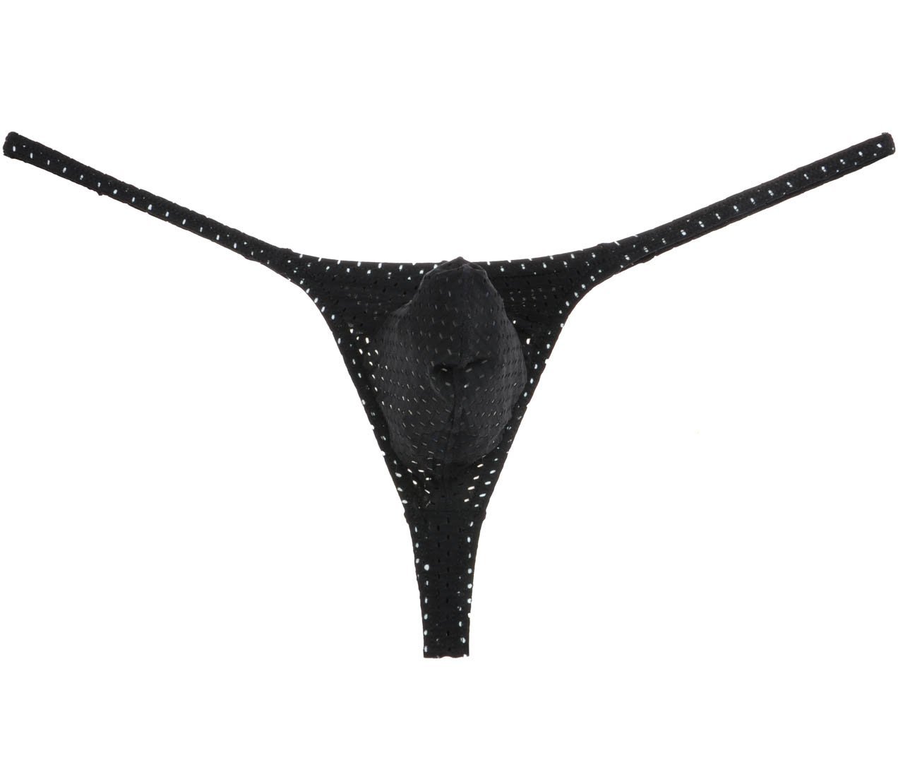 **Men's Breathable Thong Underwear with Bulge Pouch - Micro G-String T-Back Bikini for Comfort & Support - Perfect for Gym, Beach & Intimate Wear**