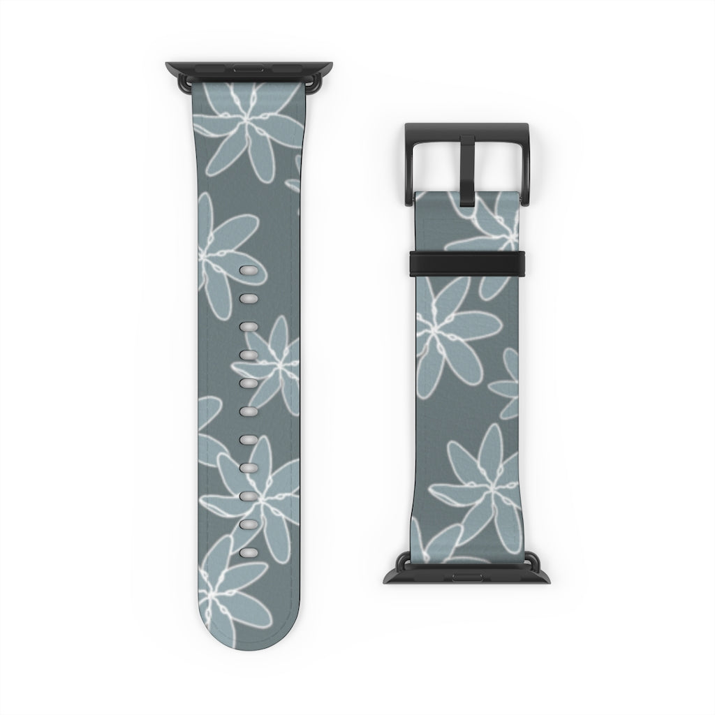 Tiare Polu Apple Watch Band - Premium Soft Silicone Replacement Strap for Apple Watch Series 8/7/6/5/4/3/SE - Comfortable & Durable Sport Loop for Workout, Running, Gym & Everyday Wear