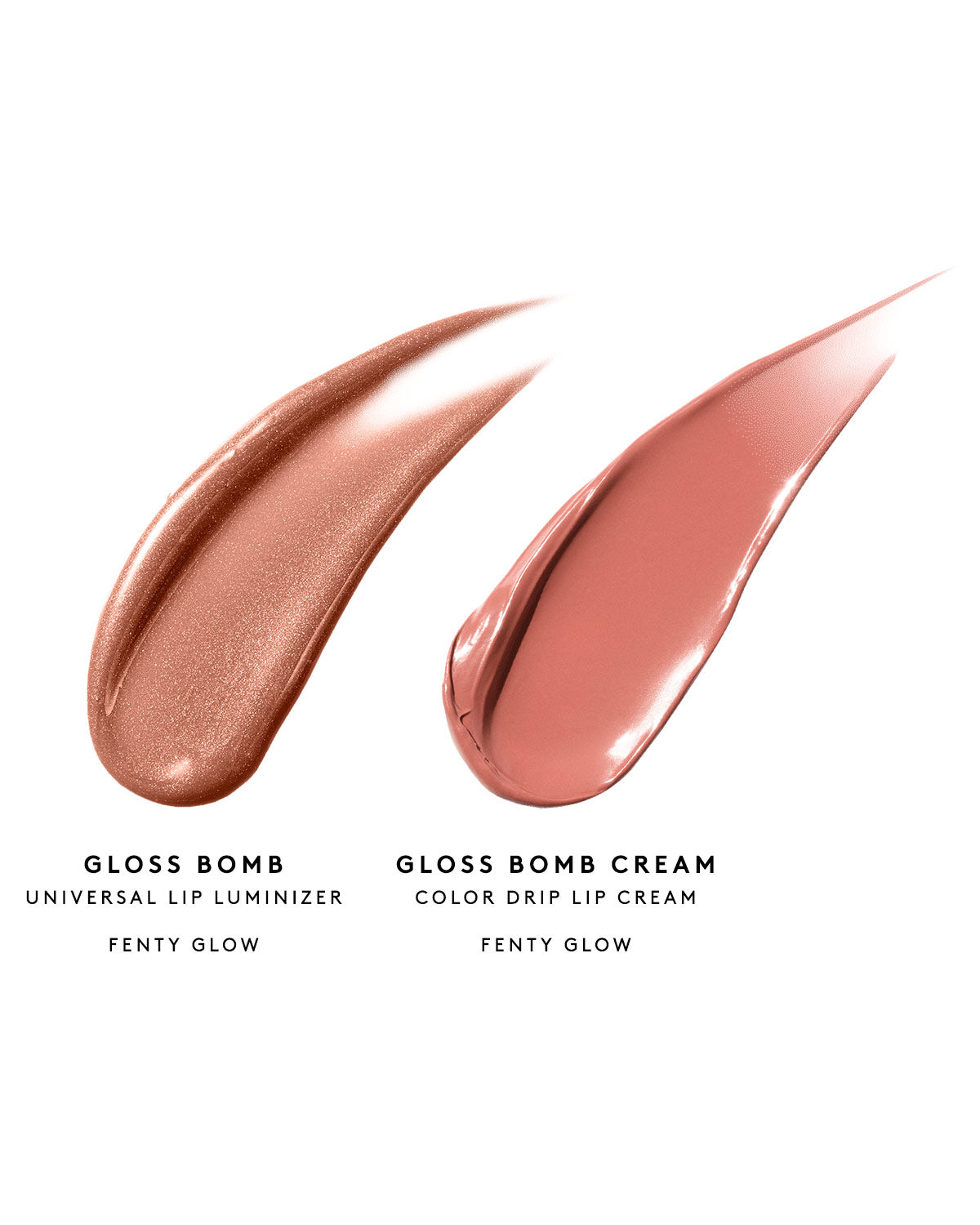 Fenty Beauty Gloss Bomb Universal Lip Luminizer - Shiny, Non-Sticky Lip Gloss in Fenty Glow | Perfect for Day & Night Wear, Parties & Special Occasions