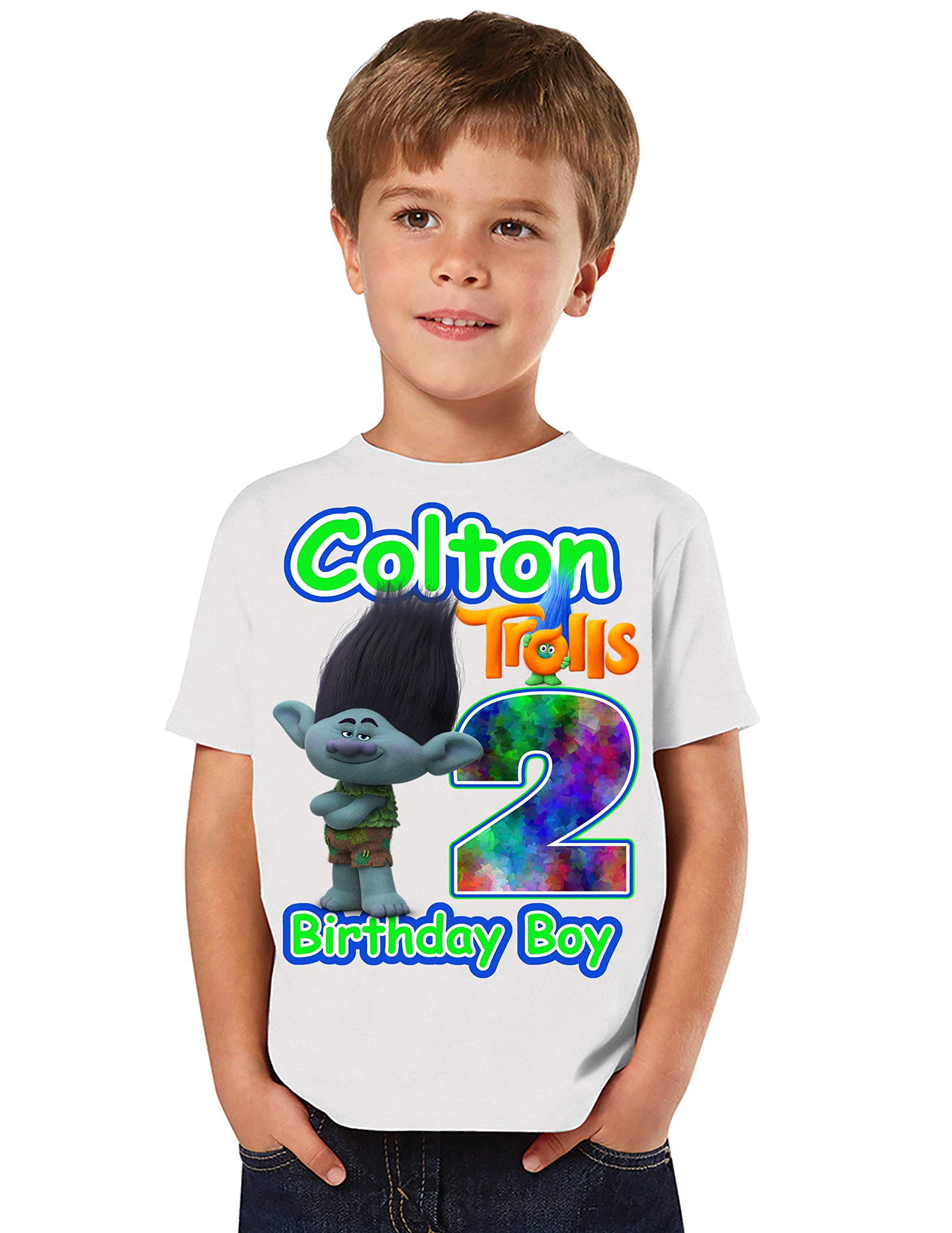 Custom Birthday Shirt Personalized with Name & Age - Family Matching Birthday Outfits for Boys & Girls - Handmade Celebration T-Shirts for Parties, Photos & Special Occasions