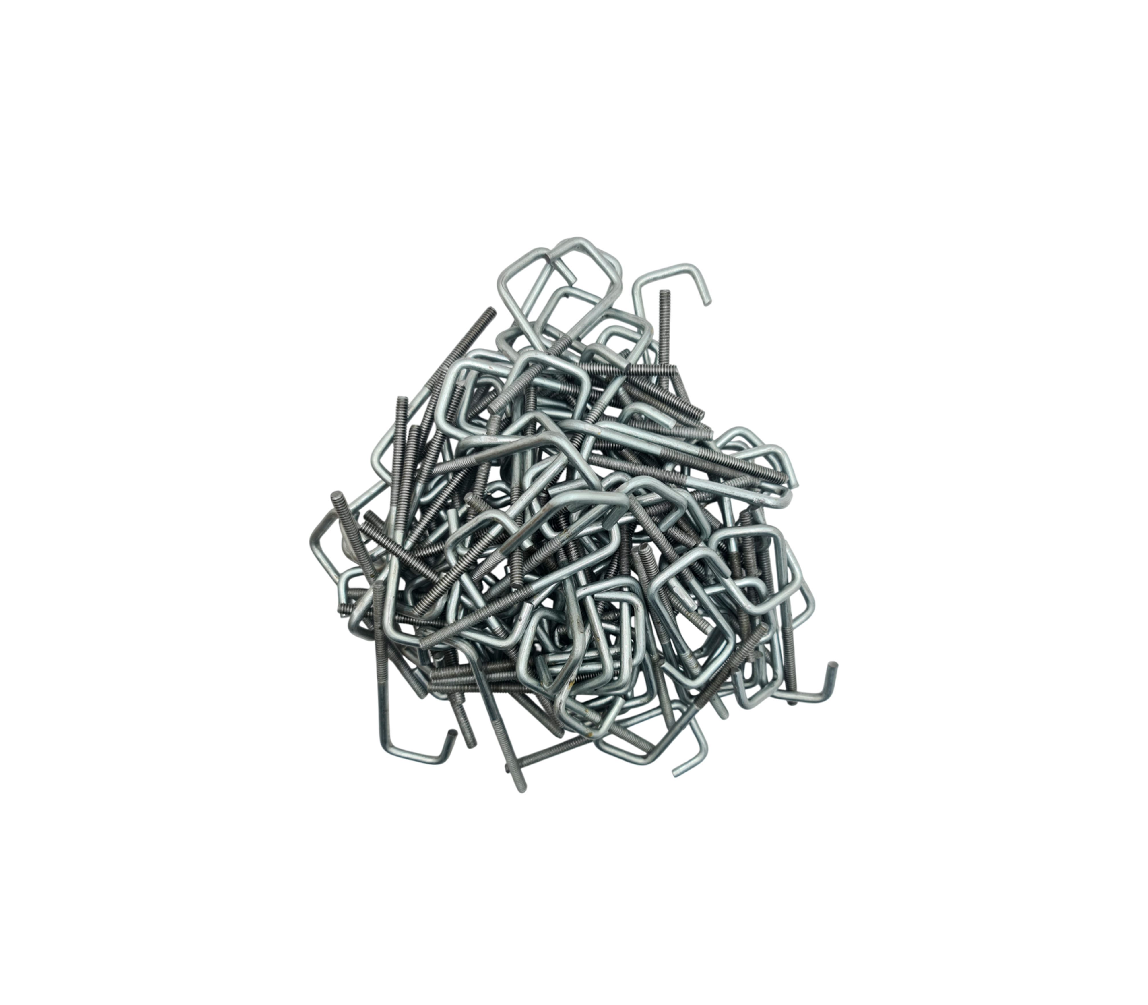 2x1 Ceiling Hooks - Pack of 100 Heavy Duty Hooks for Hanging Plants, Lights & Decor - Durable Rustproof Metal Hooks for Home, Garage & Outdoor Use