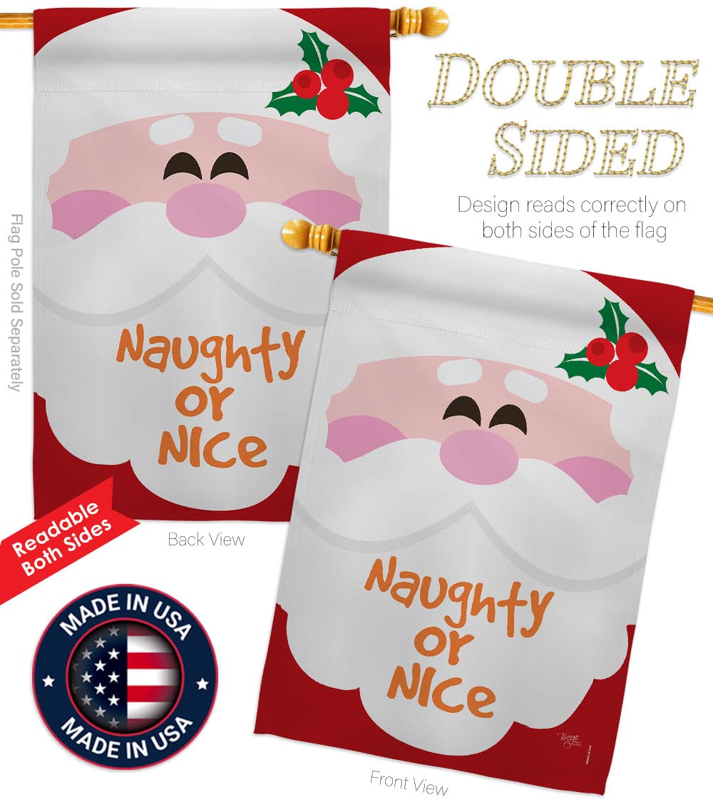 Winter Christmas House Flag Set 28x40