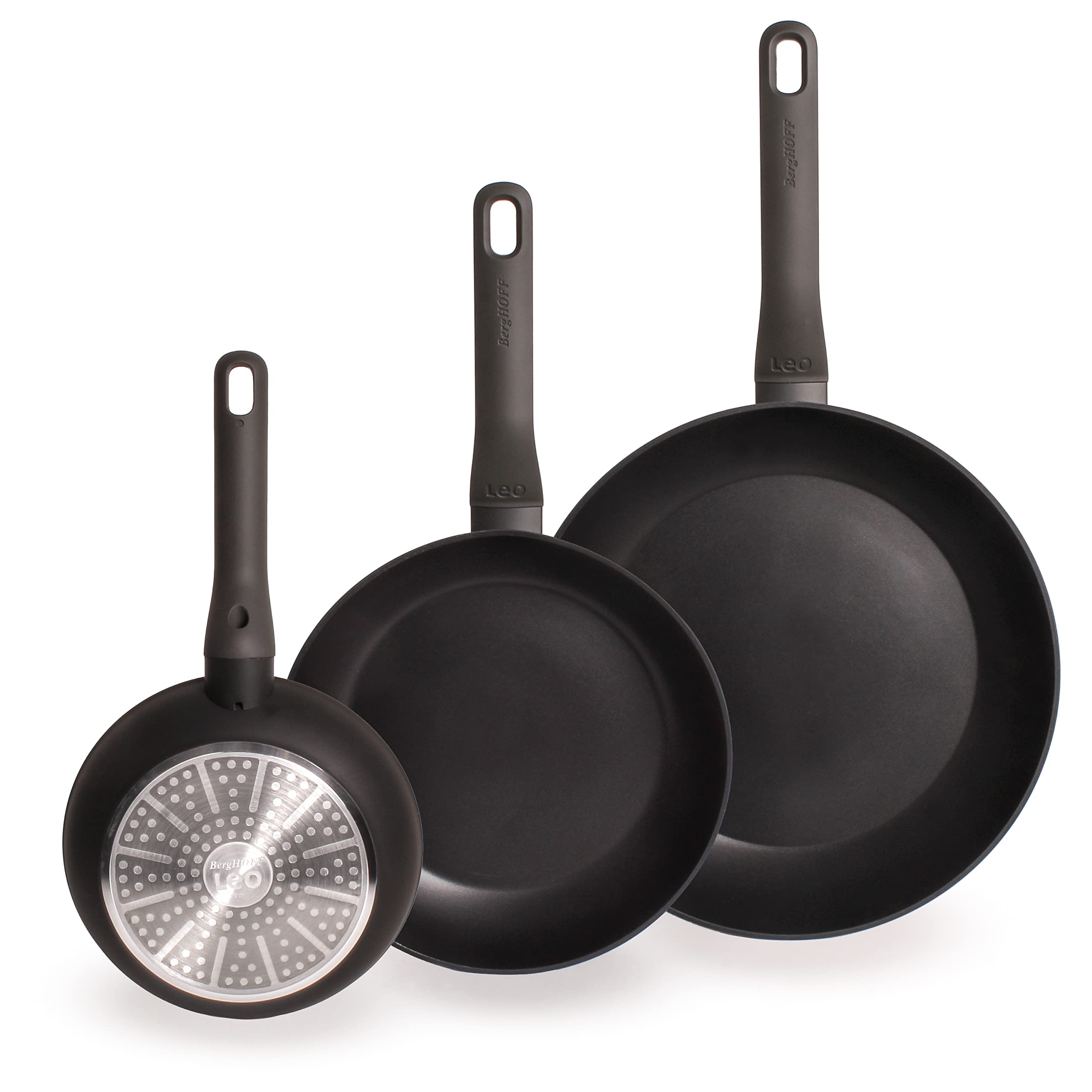 Berghoff LEO 3-Piece Non-Stick Frying Pan Set - 8