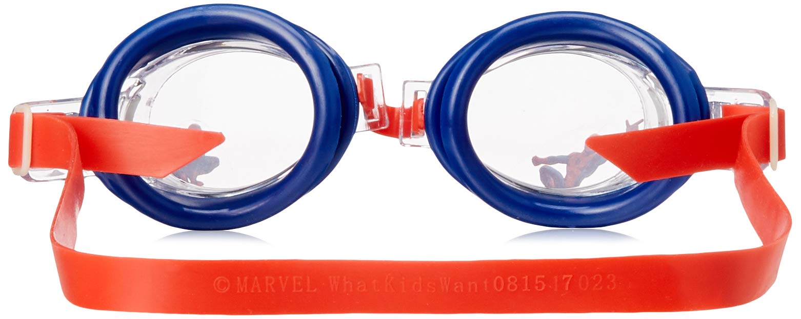 Marvel Ultimate Spider-Man Swim Goggles for Kids - Anti-Fog UV Protection Swimming Goggles for Pool, Beach & Water Sports | Boys & Girls Swim Accessories