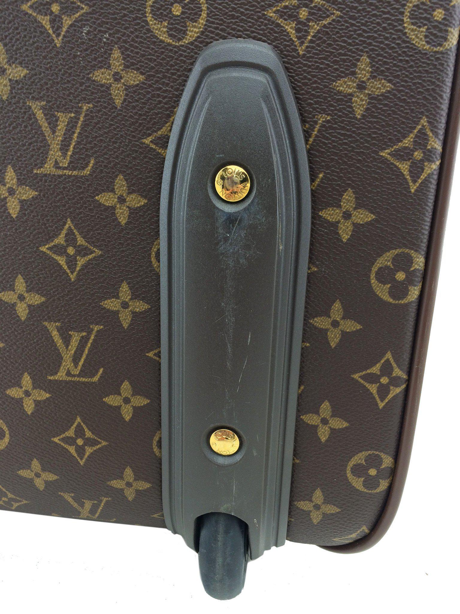 Louis Vuitton Pegase 50 Monogram Canvas Rolling Suitcase - Luxury Travel Luggage for Business Trips & Vacations - Durable Spinner Carry-On with TSA Lock