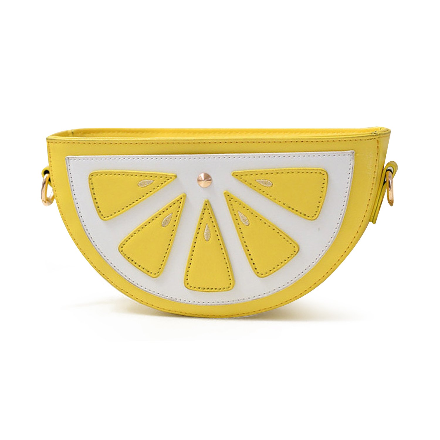 Stylish Watermelon Lemon Crossbody Clutch Purse - Cute Fruit-Shaped Mini Shoulder Bag for Women | Perfect for Summer Outings, Beach Trips & Casual Dates