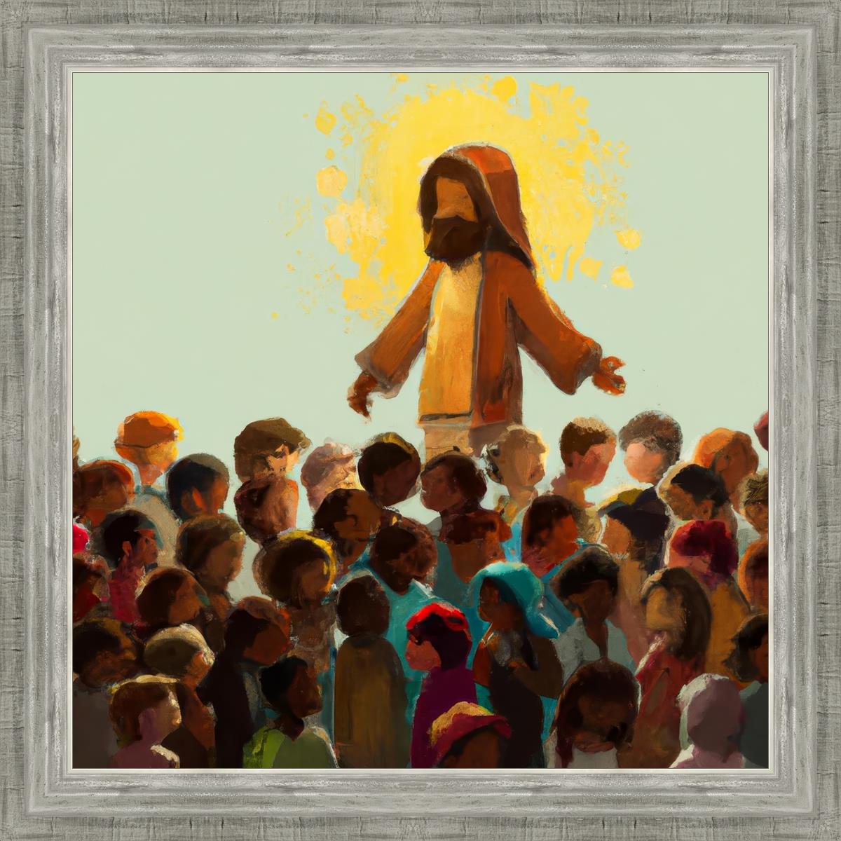 Blessed Are The Children - Inspirational Christian Wall Art for Kids' Rooms, Sunday School & Nursery Decor