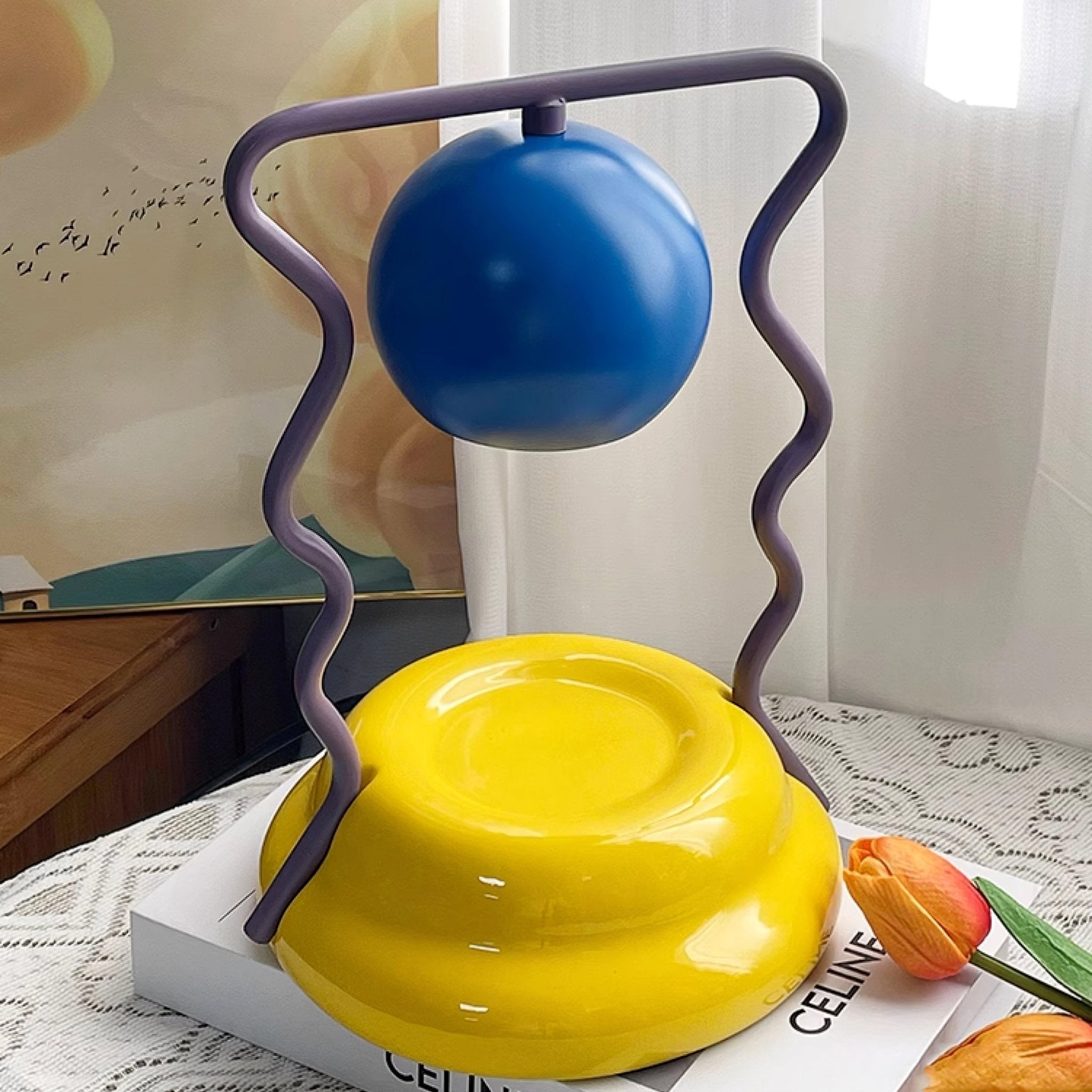 Squiggle Bright Table Lamp - Modern LED Desk Light for Home Office, Bedroom & Study - Perfect for Reading, Working & Decor