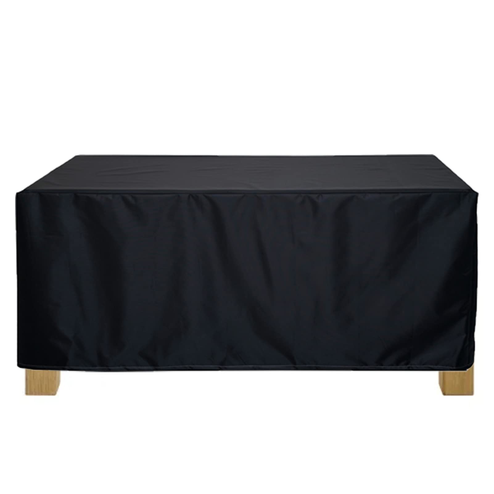 Heavy Duty 420D Oxford Waterproof & Windproof Garden Furniture Cover 74x48x28in - Large Rectangular Patio Set Cover for Outdoor Dust Protection - Perfect for Backyard, Deck, and Poolside Furniture Protection