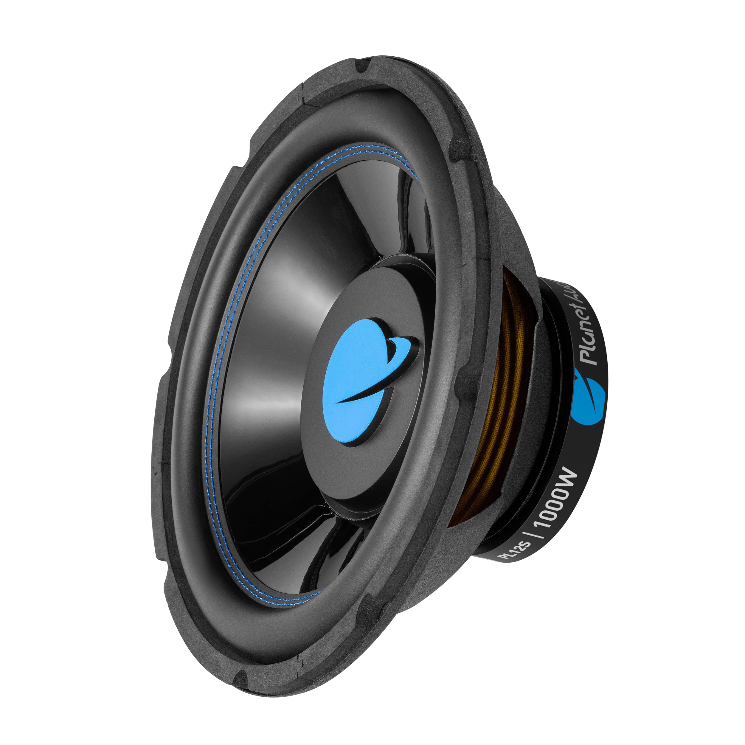 Planet Audio PL12S 12 Inch Car Subwoofer - 1000W Max Power, Single 4 Ohm Voice Coil, High-Performance Bass for Trucks & Vehicles | Perfect for Custom Boxes, Enclosures & Amplifier Systems | Car Audio Upgrade for Deep Bass Sound