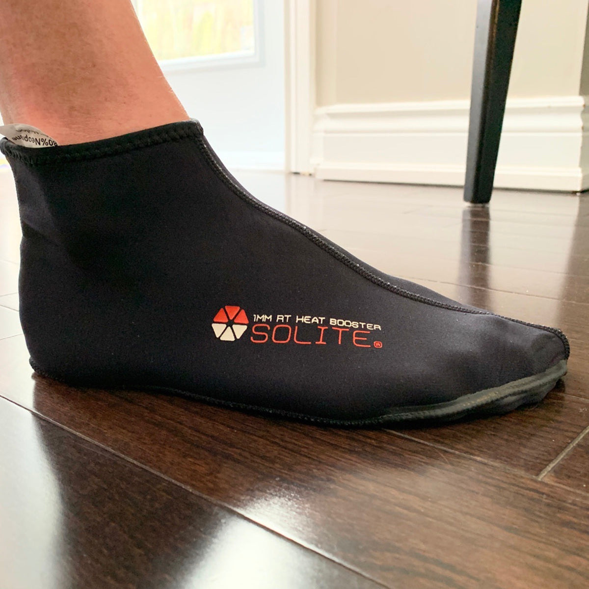 SOLITE 1mm Neoprene Heat Booster Socks - Round Toe Design for Warmth & Comfort - Perfect for Winter Sports, Hiking & Cold Weather Activities