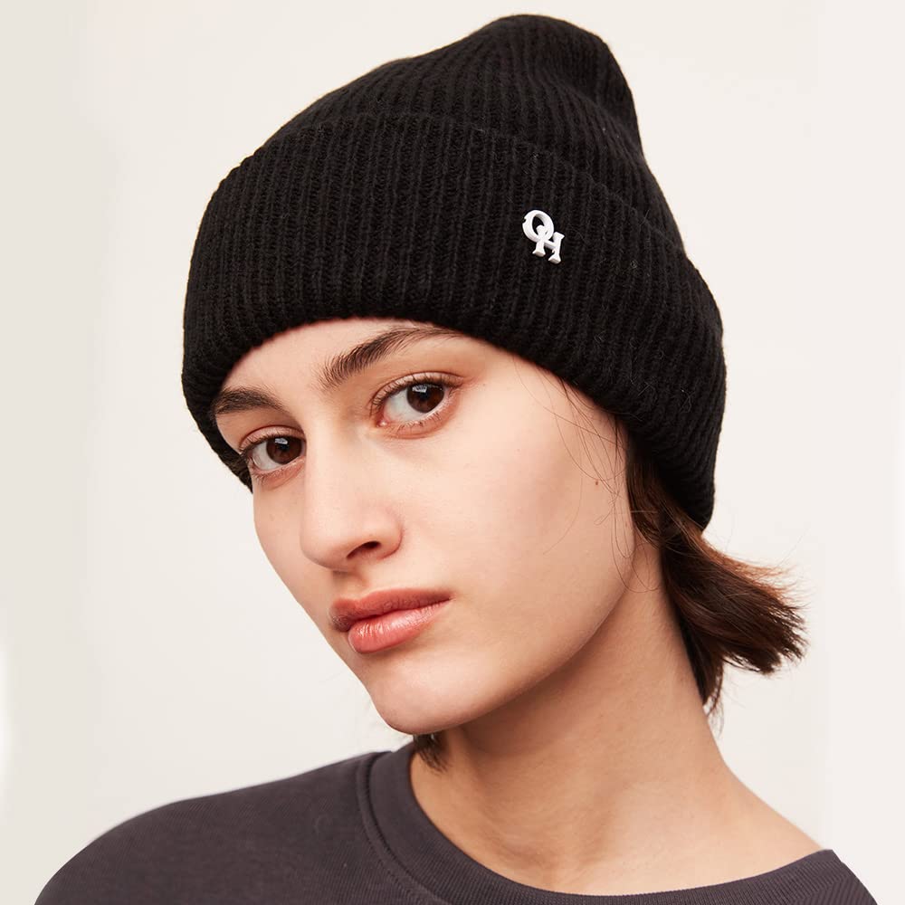 OHYOGA Winter Beanie Hats for Men & Women - Warm Chunky Cable Knit Fleece Lined Skull Cap - Perfect for Skiing, Snowboarding & Cold Weather Outdoor Activities