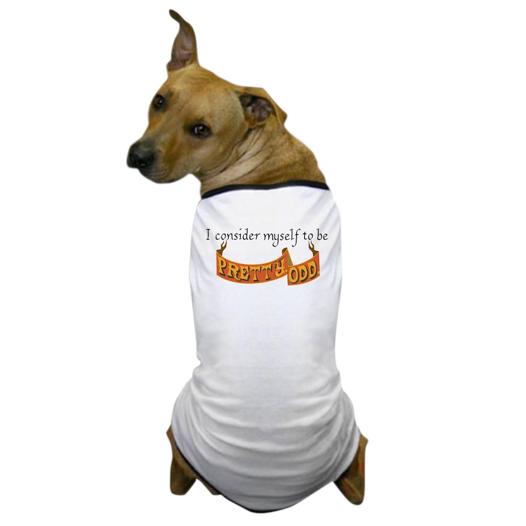 Prettyodd Dog T-Shirt - Funny Pet Clothing & Costume for Dogs - Perfect for Halloween, Parties & Daily Walks