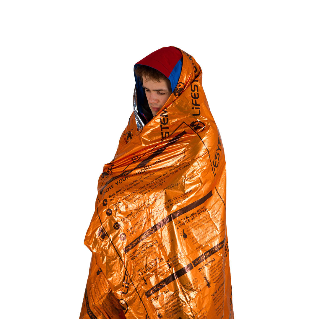 Lifesystems Heatshield Thermal Blanket - Emergency Survival Blanket for Outdoor Camping, Hiking & First Aid Kits | Compact & Lightweight for Backpacking & Car Safety