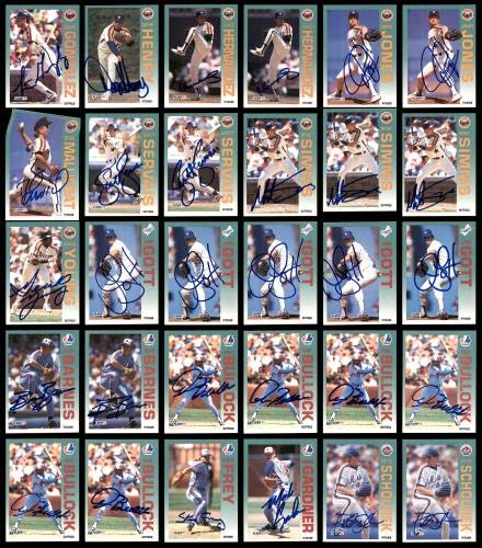 1992 Fleer Baseball Autographed Cards Lot of 115 - PSA/DNA Certified Collectible Trading Cards for Sports Memorabilia & Investment Collection