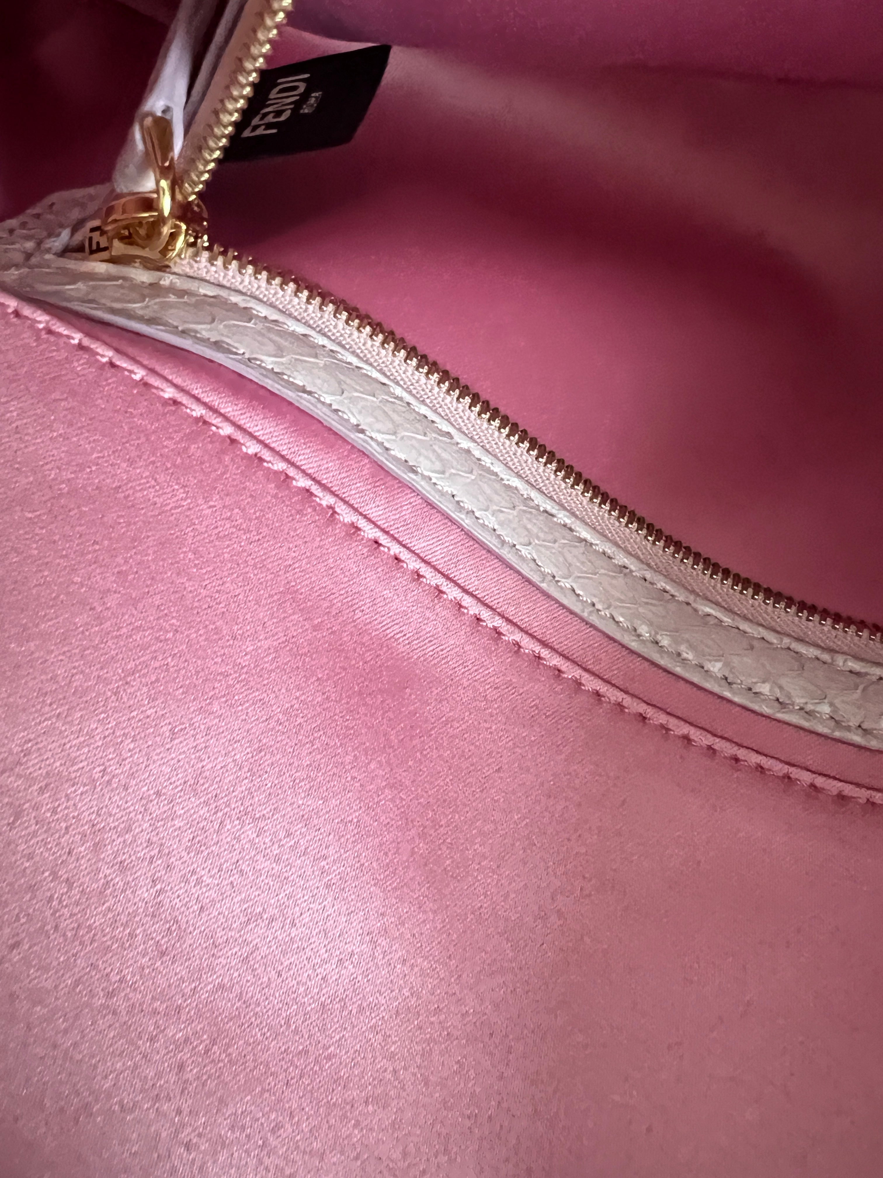 Fendi Pink Sequin Baguette Bag - Luxury Designer Handbag for Women | Perfect for Parties, Weddings & Evening Events