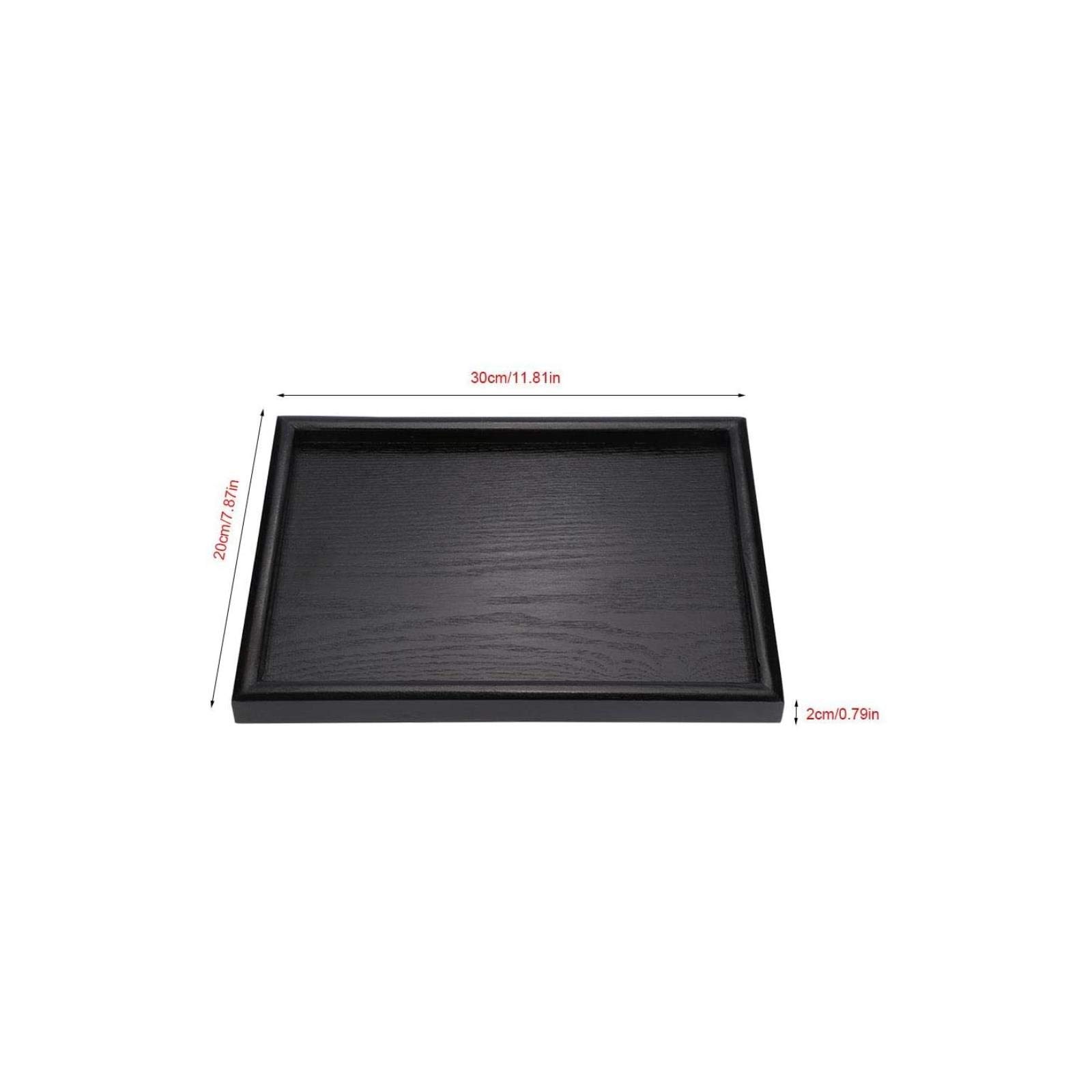 Wooden Serving Tray for Coffee Table - Ottoman Style 30x20cm for Home & Restaurant Use