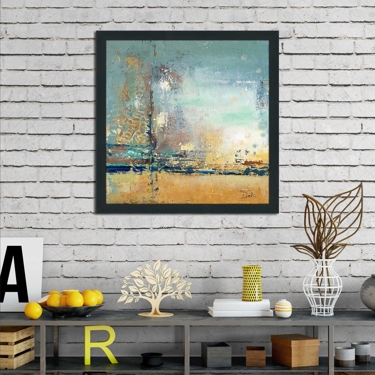 Adventure II Square Print on Acrylic - Modern Wall Art for Living Room, Bedroom & Office Decor