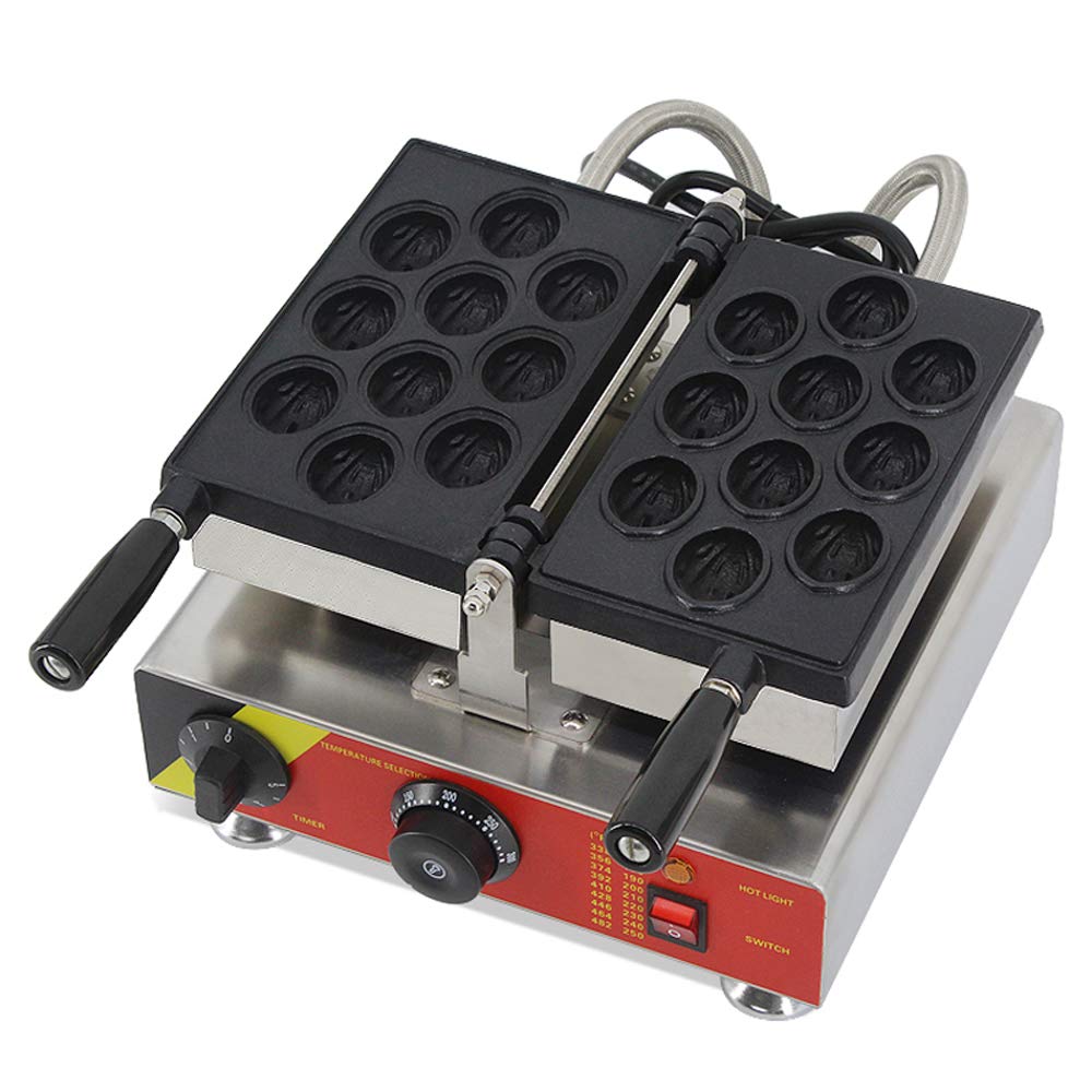 110V Electric Walnut Crisp Maker & Waffle Machine - Sweet Cake Baker for Homemade Desserts - Perfect for Breakfast, Brunch, and Family Gatherings