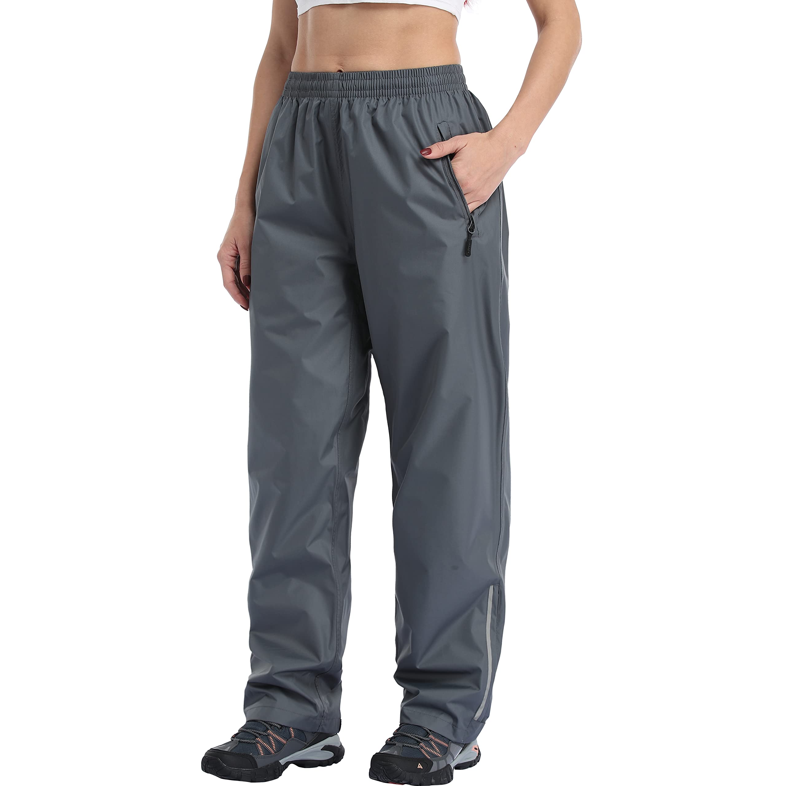 Waterproof Rain Pants for Women - Windproof & Reflective Outdoor Pants for Golf, Motorcycle, Hiking & Cycling | Perfect for Rainy Weather & Outdoor Adventures