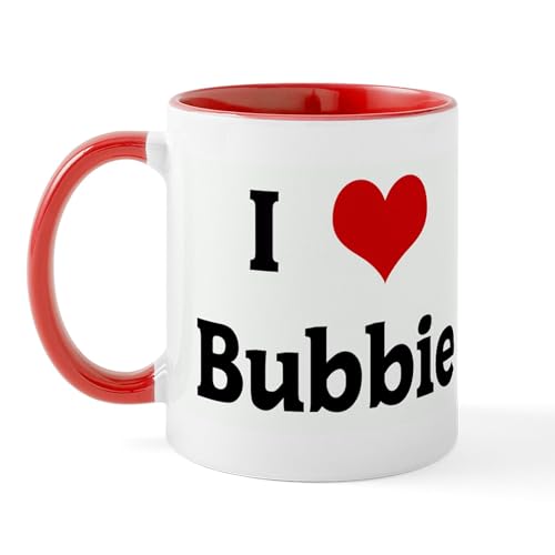 White/Red Inside - I Love Bubbie Mug