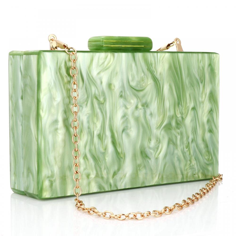 Stylish Acrylic Handbags for Women - Multicolor Geometric Perspex Clutch, Elegant Crossbody Purse for Evening Banquet, Prom & Party - Perfect for Formal Events, Date Nights & Special Occasions