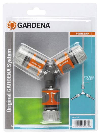 Gardena 2-Way Hose Connector Set - 13mm (1/2
