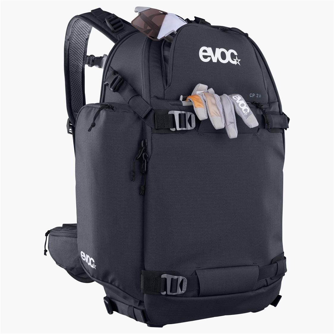 Evoc CP 26 Professional Camera Backpack (SS25) - Waterproof DSLR Bag for Photographers - Perfect for Travel, Hiking & Outdoor Photography Gear Protection