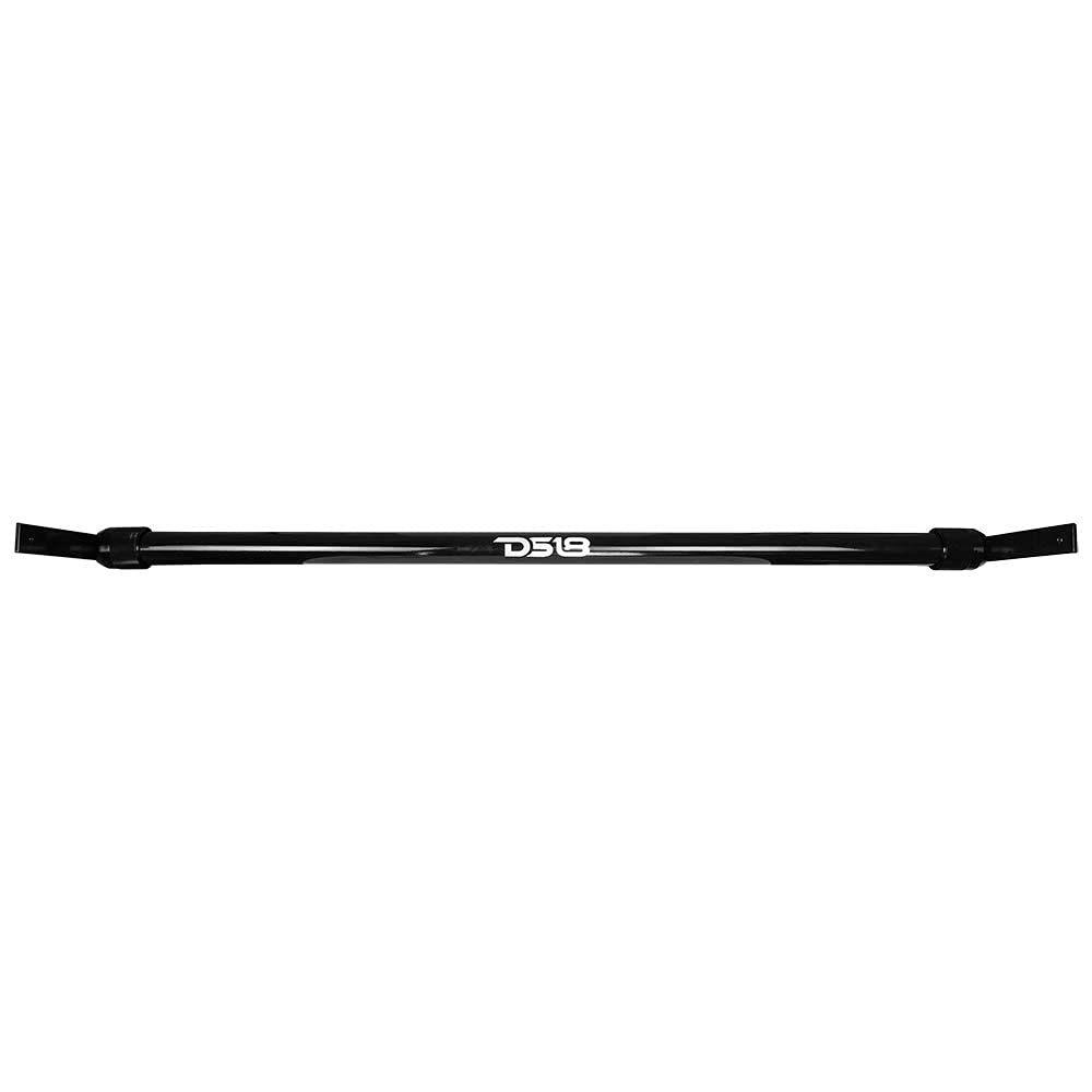 DS18 JT-Tube/BK JT Mounting Tube with Mobile Clamps - Universal Roll Bar & Cage Mount for Speaker Towers & Pods (Black) - Ideal for Off-Road, Racing & Car Audio Installations