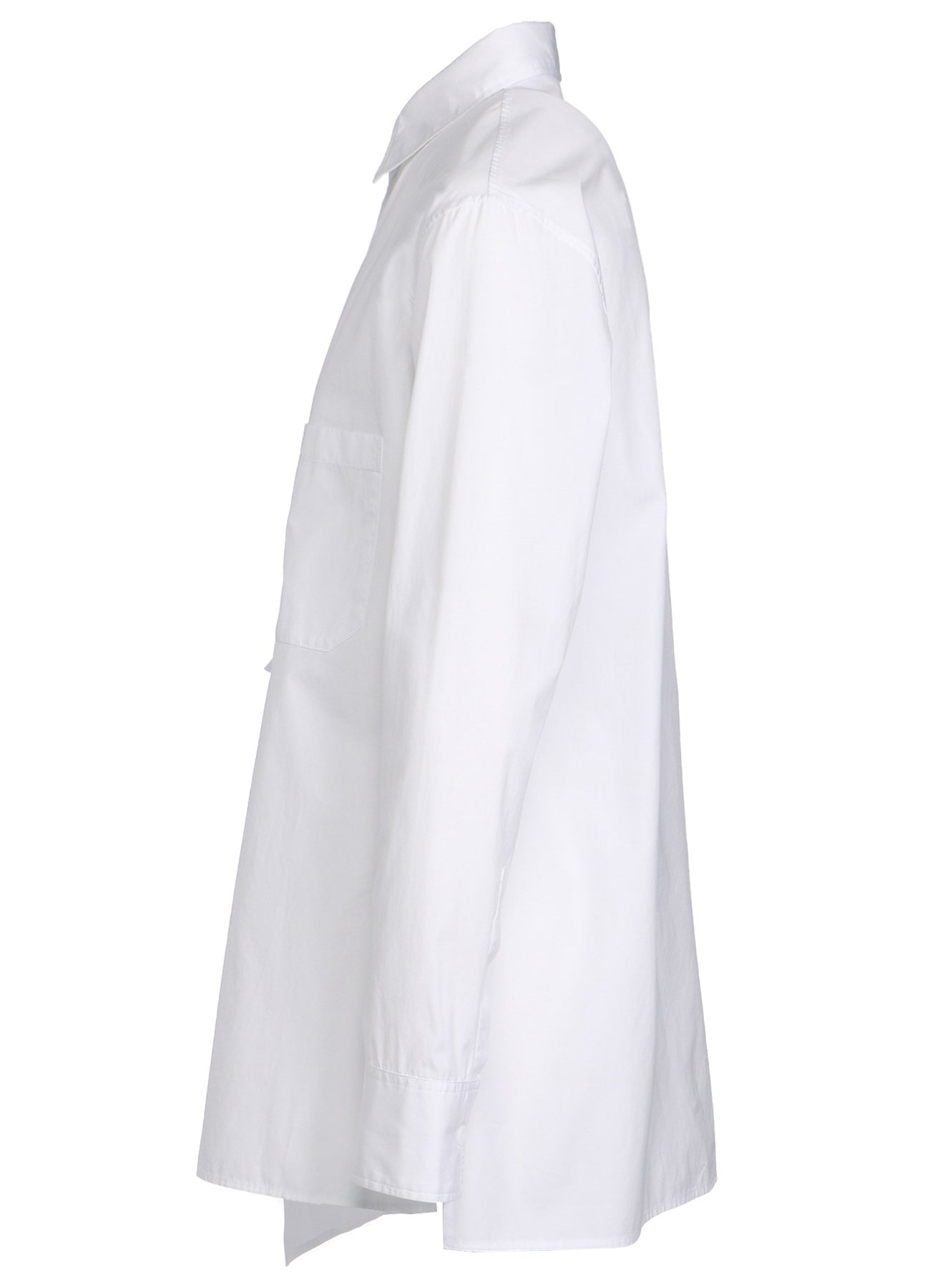 Premium Cotton Broad Cloth Draped Shirt for Women - Soft & Breathable Oversized Button Down Blouse - Perfect for Casual Wear, Office & Date Nights