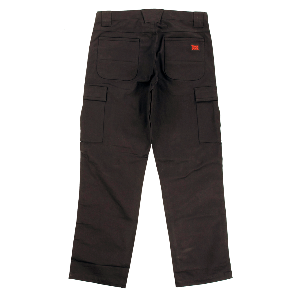 Tough Duck Expandable Waist Flex Twill Cargo Pants WP08 - Durable Work Pants for Construction, Landscaping & Outdoor Activities