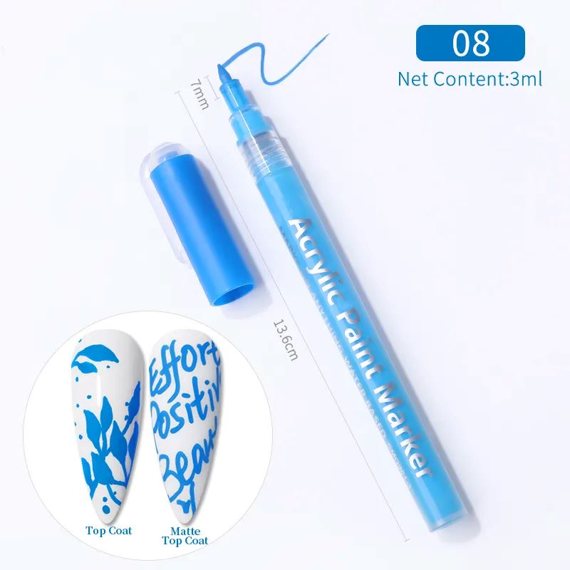 Professional Nail Paint Marker Set for Creative Nail Art Designs - Perfect for DIY Manicures, Salon Use & Gift Giving