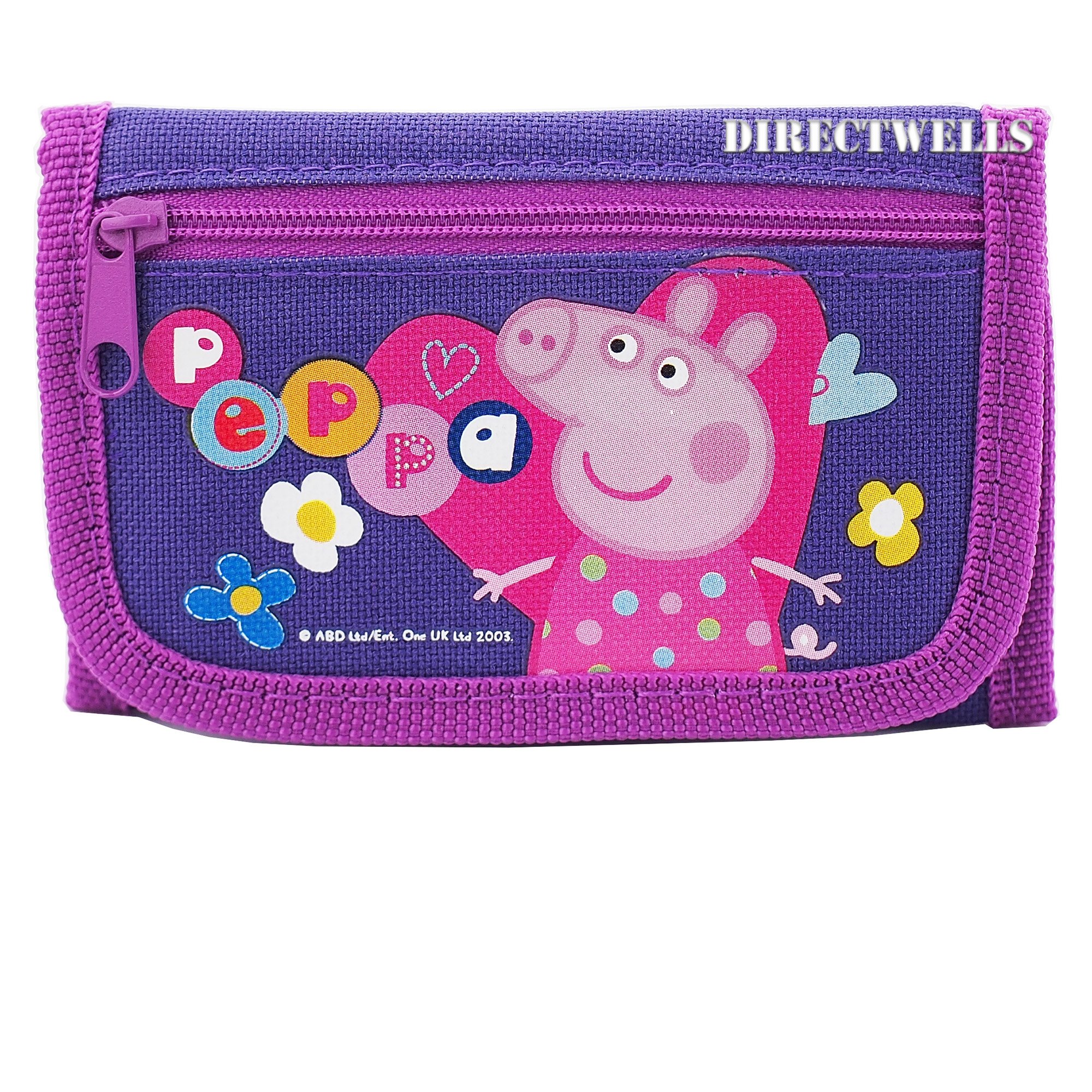 Authentic Licensed Peppa Pig Kids Trifold Wallet - Perfect for School, Shopping & Everyday Use by Young Fans