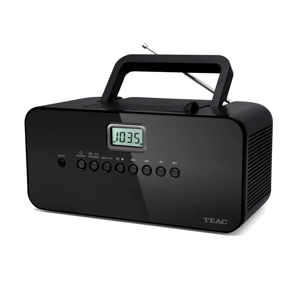 Portable CD Player with AM/FM Radio - PCD260 - Compact Disc Player for Home, Office, Car & Travel - Perfect for Music Lovers & Audiophiles