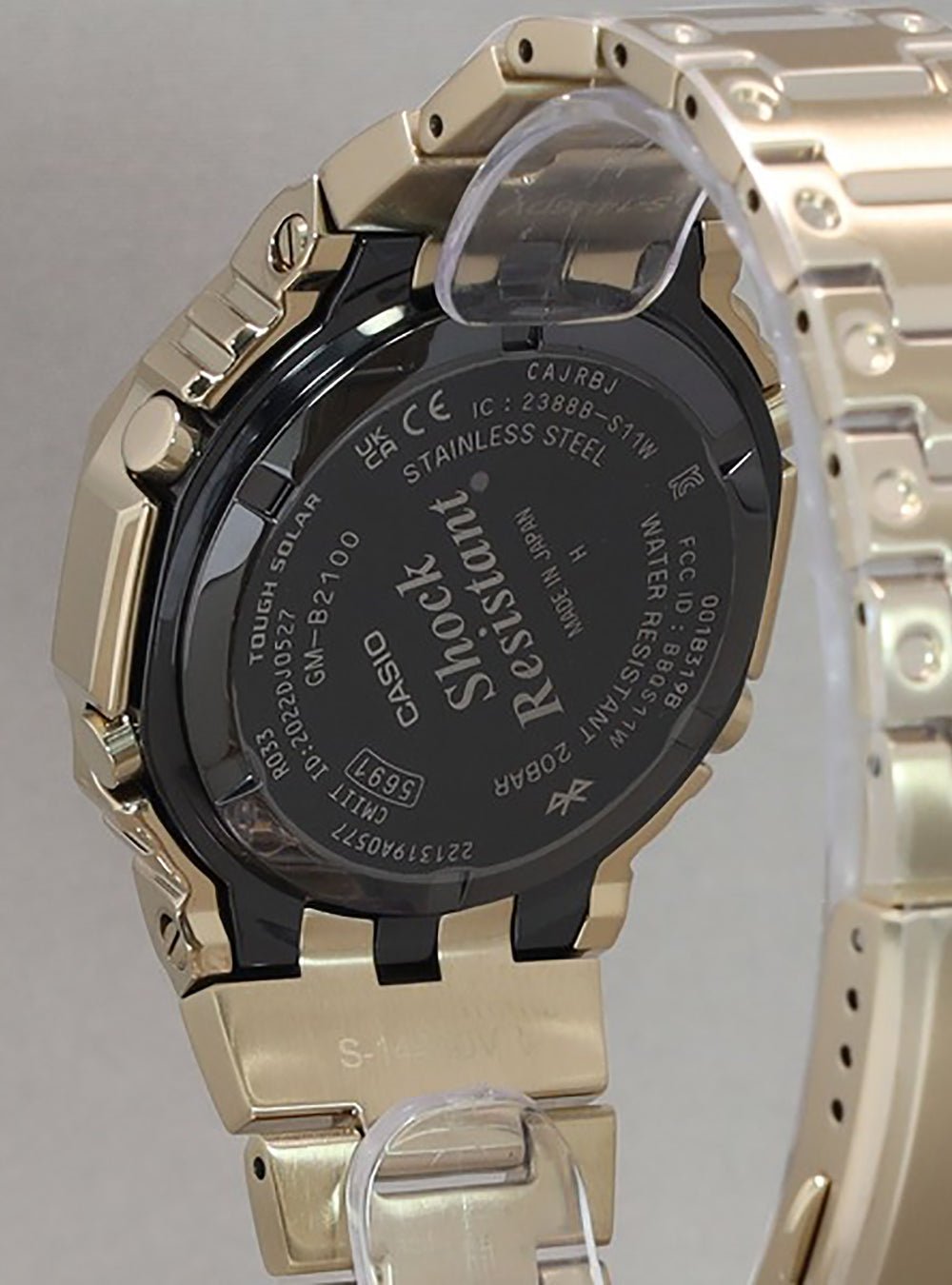 CASIO G-SHOCK GM-B2100GD-9AJF Full Metal Shock Resistant Watch - Made in Japan, Solar Powered, Bluetooth Connectivity - Perfect for Outdoor Sports, Hiking & Everyday Wear
