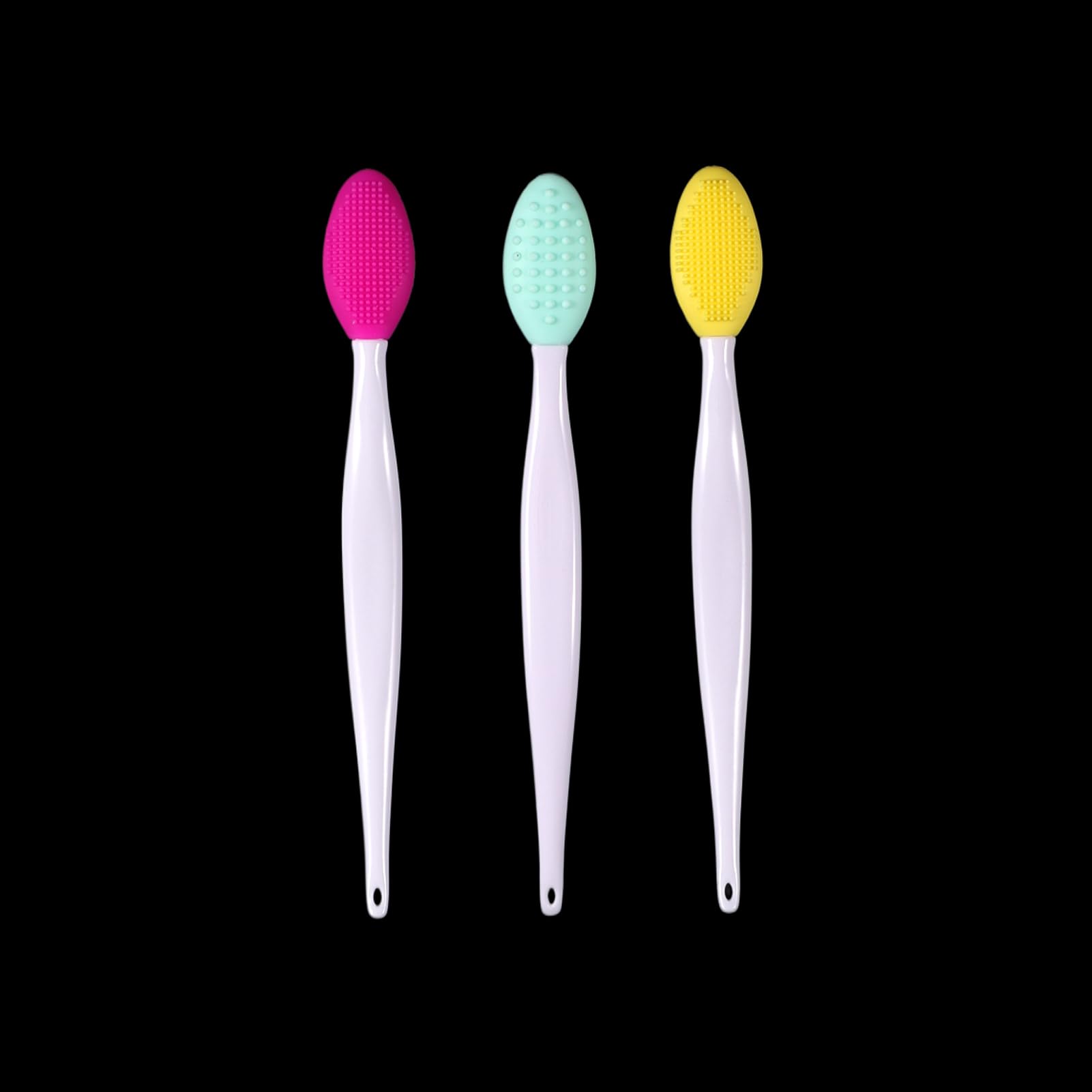 10pcs Silicone Lip & Nose Exfoliating Brush - Blackhead Removal & Face Cleansing Tool with Replacement Heads - Perfect for Daily Skincare & Makeup Application