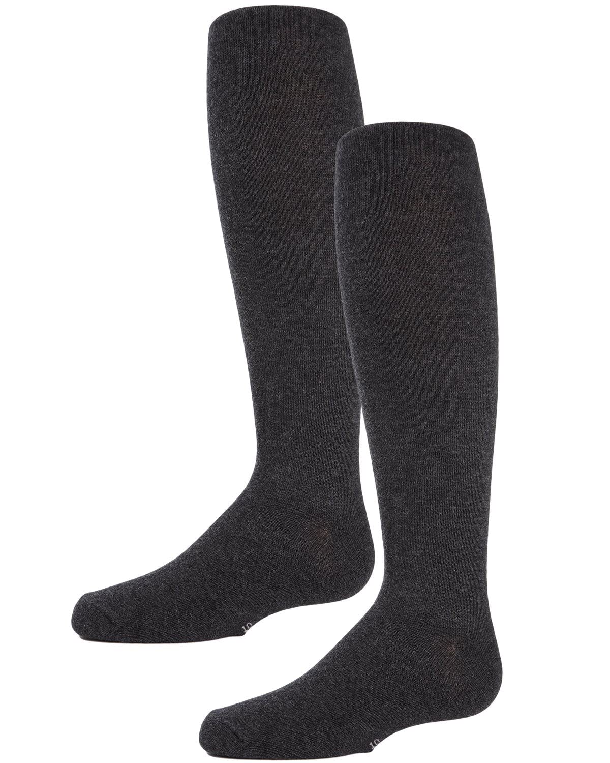 MeMoi Girls' Cotton Tights 2-Pack - Soft Essential Leggings for Toddlers & Kids - Perfect for School, Playtime & Everyday Comfort